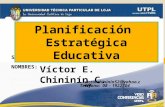 Planificación estratégica educativa