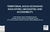 Celia SANCHEZ, Antonio MORENO, Maria del Carmen CABRERA: Territorial socio-economic indicators: necessities and accessibility