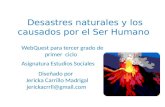 WebQuest: Desastres Naturales