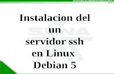 Ssh en linux (Debian 5)