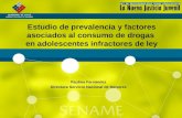 Estudio de prevalencia y factores asociados al consumo de drogas