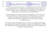 Arquitectura Moderna 3º Medio
