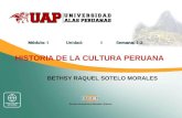 Unidad i historia de la cultura peruana