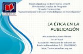 Etica en la publicacion de artículos científicos (ENEO UNAM)