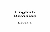 English revision   level 1