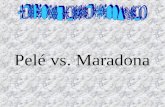Comparando a Pelé con Maradona: Sin duda dos conocidos futbolistas, pero con historias personales y con éticas de vida muy diferentes