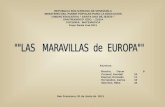 LAS MARAVILLAS DE EUROPA