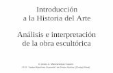 análisis e interpretación de la Escultura