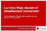 4a. Conferència Tècnica Crisi. La Creu Roja davant el desafiament humanitari