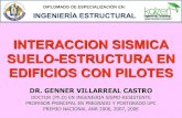 Ingeniería Sismoresistente - Sesión 3: Interacción Sísmica Suelo-Estructura en Edificios con Pilotes