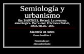 Semiología y urbanismo