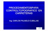 ProcedimientosTopografía carlospajuelo@gmail.com