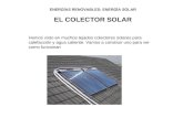 Energ­as renovables: El colector solar