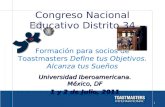 Congreso nacional educativo  2011. invitación general con   programa