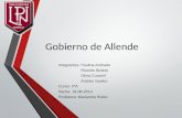 Gobierno de Salvador  Allende G.