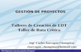 Taller de gestion de proyectos- Creación EDT