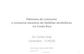 Patrones de Consumo de licor en Costa Rica