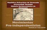 Movimientos pre-independentistas