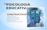 Psicologia educativa Constructivismo