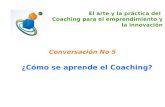 5 como se aprende el coaching