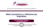 Web Semantica y Bibliotecas Digitales - Dra. Eva Méndez Rodriguez