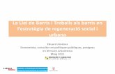 Jornada Lleida: La Llei de Barris i Treballs als barris en l’estratègia de regeneració social i urbana