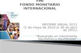 Informe anual del FMI 2011