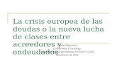 La crisis europea de las deudas