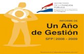 Informe 1 AñO De  GestióN  S F P 2008 2009