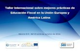 Chile: Panel III: Educación Fiscal en el ámbito Universitario- Experiencias de responsabilidad social / Ricardo Pizarro - Servicio de Impuestos Internos