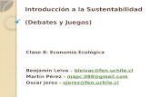 Introducción a la sustentabilidad, octava clase