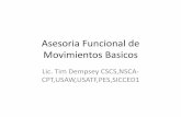 Asesoría funcional de movimientos básicos (Functional Movement Screen)