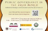 Presentación ¨Master public governance in araba world¨