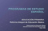 Programas De Estudio EspañOl Junio 2008