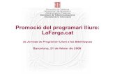 Promoció del Programari Lliure: LaFarga.cat