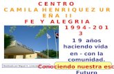 Centro Camila Henríquez Ureña Fe y Alegría 19 aniversario