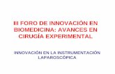 Innovación en la instrumentación laparoscópica