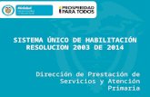 Presentación Resolución 2003 de 2014