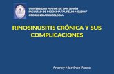 Rinosinusitis crónica y sus complicaciones