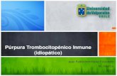 Púrpura trombocitopénico inmune (idiopático)