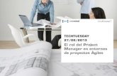 TechTuesday 27jun: El rol del Project Manager en entornos ágiles