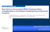 Key Factors Associated with Postoperative Complications in Patients Undergoing Colorrectal Surgery - Discusión de artículo