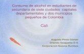 Estudio Consumo de Alcohol en Menores de Edad - Cali