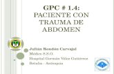 Gpc no. 1.4 trauma de abdomen