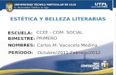UTPL-ESTÉTICA Y BELLEZA LITERARIAS-I-BIMESTRE-(OCTUBRE 2011-FEBRERO 2012)
