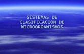 1.4 sistemas de clasificación de microorganismos