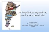 La república argentina, provincia x provincia