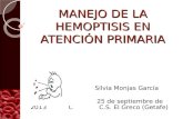 Manejo de la hemoptisis en Atención Primaria