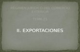 Tema 21. II. Exportaciones.  ANEXO III Términos de compraventa internacional Incoterms.