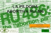 Método de acción Pildora abortiva ru 486